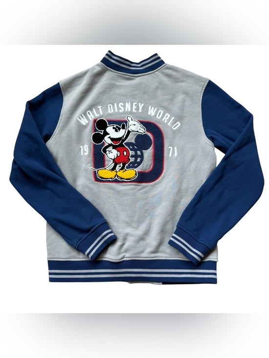 Disney Jackets & Blazers - Disney Parks Mickey Mouse Varsity Jacket Walt Disney World 1971 Snap Jacket S